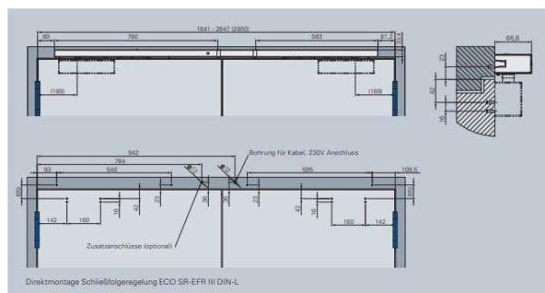 ECO Gleitschiene SR-EFR III BS - RAL 9006